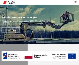 Atlas-Poland.pl(Koparki, Koparki Dwudrogowe, Maszyny Przeładunkowe) Screenshot