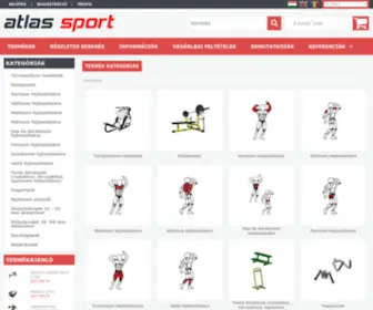 Atlas-Sport.hu(Főkategória) Screenshot