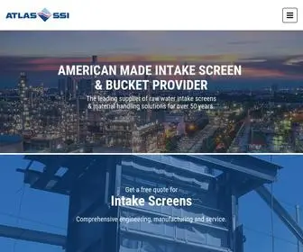Atlas-SSI.com(Screening Systems & Material Handling Equipment Manufacturing) Screenshot