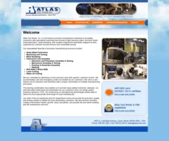Atlas-Tool.com(Atlas Tool & Die Works) Screenshot