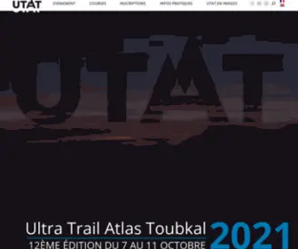 Atlas-Trail.com(Un site utilisant WordPress) Screenshot