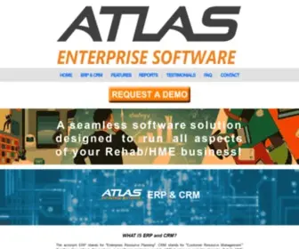 Atlas-Vue.com(ATLAS Enterprise Software) Screenshot