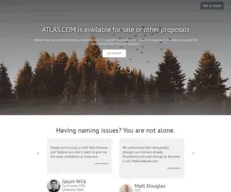Atlas.com(A unique opportunity to acquire for your brand) Screenshot