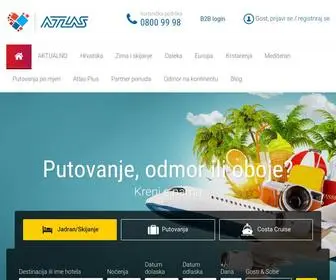 Atlas.hr(Putovanje s Atlasom u Hrvatsku) Screenshot