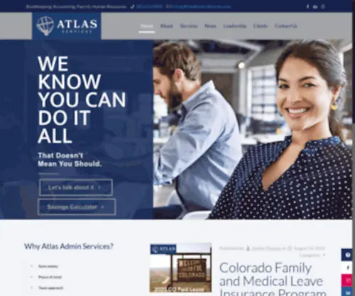 Atlasadminservices.com(Business Admin Services) Screenshot