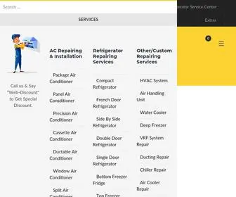 Atlasaircons.com(AC Repair in Vadodara) Screenshot