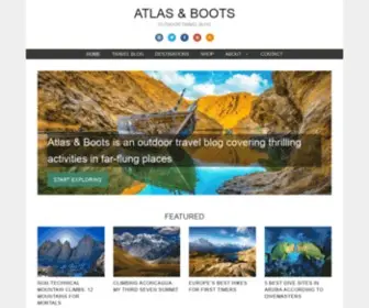 Atlasandboots.com(The K2 base camp trek) Screenshot