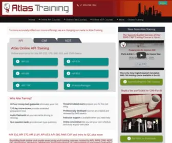 Atlasapitraining.com(Atlas Online API) Screenshot