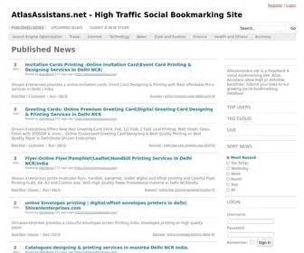 Atlasassistans.net(Leading Website DirectoryYour Source for Social News and Networking) Screenshot