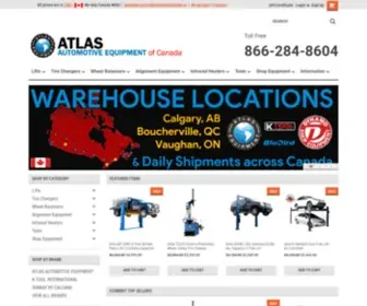 Atlasautoequipment.ca(ATLAS Automotive Equipment of CANADA) Screenshot