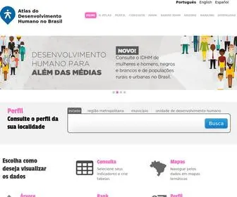 Atlasbrasil.org.br(Atlas Brasil) Screenshot