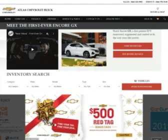 Atlaschevy.com(Atlas Chevrolet Buick) Screenshot