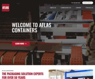 Atlascontainers.com(Atlas Containers) Screenshot