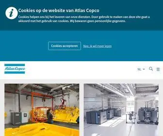 Atlascopco.be(Home of industrial ideas) Screenshot