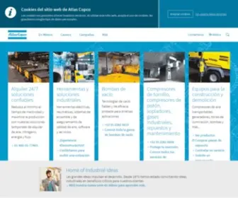 Atlascopco.com.mx(Home of industrial ideas) Screenshot