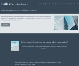 Atlasenergyintel.com(Atlas Energy Intelligence) Screenshot