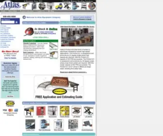 Atlasequip.com(Atlas Equipment Company (San Diego)) Screenshot