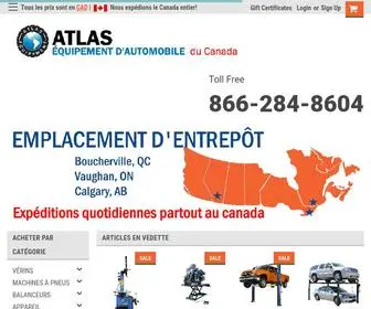 Atlasequipementsauto.ca(ATLAS) Screenshot