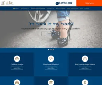 Atlasfai.com(Atlas Foot Alignment Institute) Screenshot