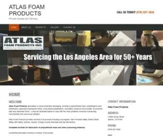 Atlasfoam.com(Atlas Foam) Screenshot