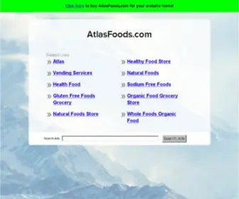 Atlasfoods.com(Atlas) Screenshot