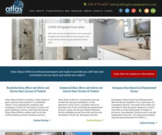 Atlasglassandmirror.com(Glass & Mirror Installation Services in Framingham) Screenshot