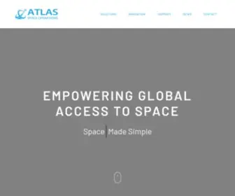 Atlasground.com(ATLAS Space Operations) Screenshot