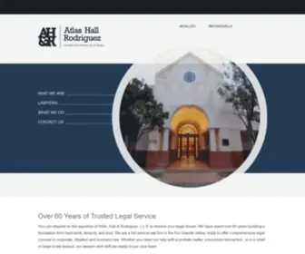 Atlashall.com(Atlas, Hall & Rodriguez, LLP) Screenshot