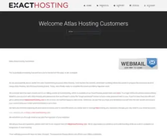 Atlashosting.com(Exact Hosting) Screenshot