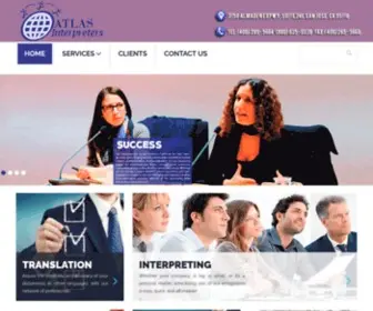 Atlasinterpreters.com(ATLAS) Screenshot
