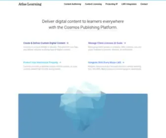 Atlaslearning.net(Deliver Ebooks and Digital Curriculum With Cosmos) Screenshot