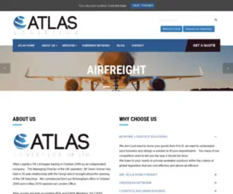 Atlaslogistics.co.uk(Global Logistics Solutions) Screenshot