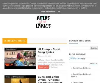 Atlaslyrics.com(ATLAS LYRICS) Screenshot