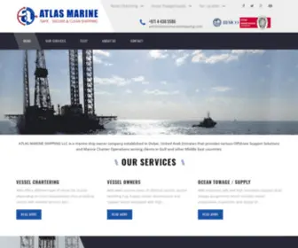 Atlasmarineshipping.com(Atlas Marine Shipping LLC) Screenshot