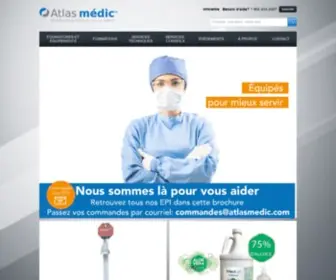 Atlasmedic.com(Atlas Médic) Screenshot