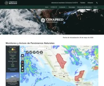 Atlasnacionalderiesgos.gob.mx(Atlas Nacional de Riesgos) Screenshot