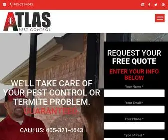 Atlasokla.com(Atlas Pest Control Norman OK) Screenshot