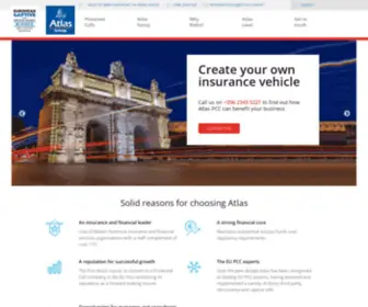 Atlaspcc.eu(Atlas Insurance PCC) Screenshot