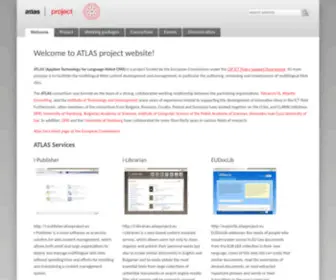 Atlasproject.eu(Applied Technology for Language) Screenshot