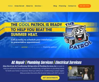 Atlasrgv.com(McAllen AC Repair) Screenshot