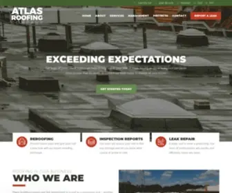 Atlasroofingcompany.com(Atlas Roofing Company) Screenshot