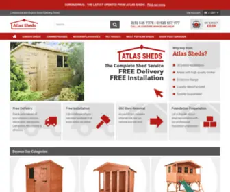 Atlassheds.co.uk(Liverpool & Warrington Shed Supplier) Screenshot