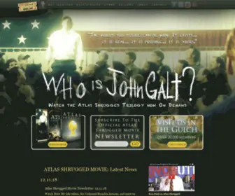 Atlasshruggedpart1.com(Atlas Shrugged Movie (Official Site)) Screenshot