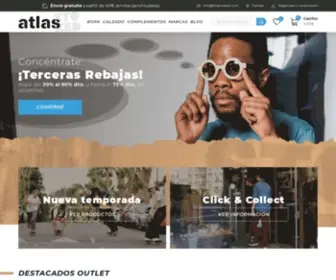 Atlasstoked.com(Tienda ropa de skate y ropa de surf) Screenshot