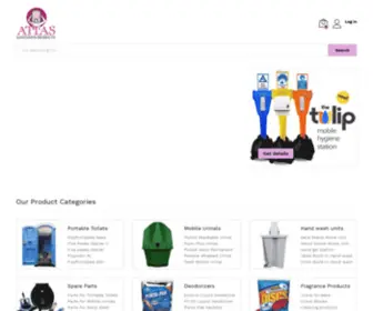 Atlastoilets.com(Atlas Sanitation Products) Screenshot