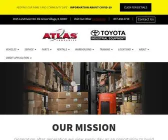 Atlastoyota.com(Atlas Toyota Material Handling) Screenshot