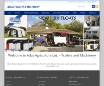 Atlastrailers.co.nz(Atlas Trailers and Machinery) Screenshot