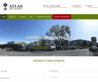 Atlastrees.net(Atlas Tree Service) Screenshot