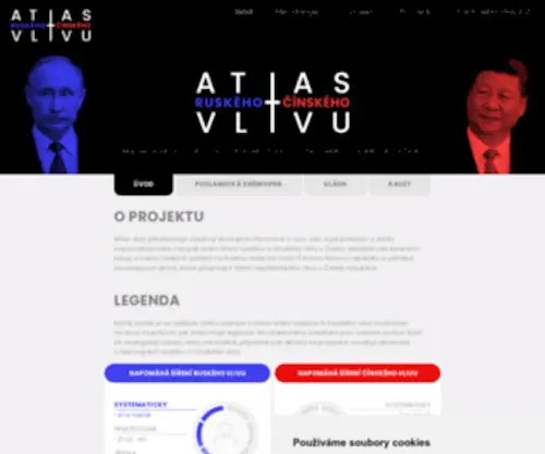 Atlasvlivu.cz(Atlas Vlivu) Screenshot