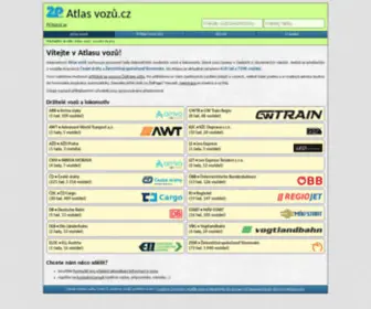 Atlasvozu.cz(Úvodní strana) Screenshot